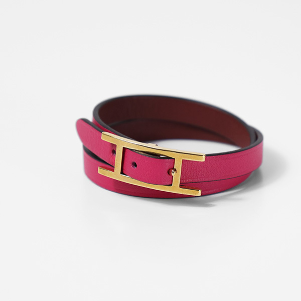 HERMES エルメス ブレスレット バングル アクセサリー レザー