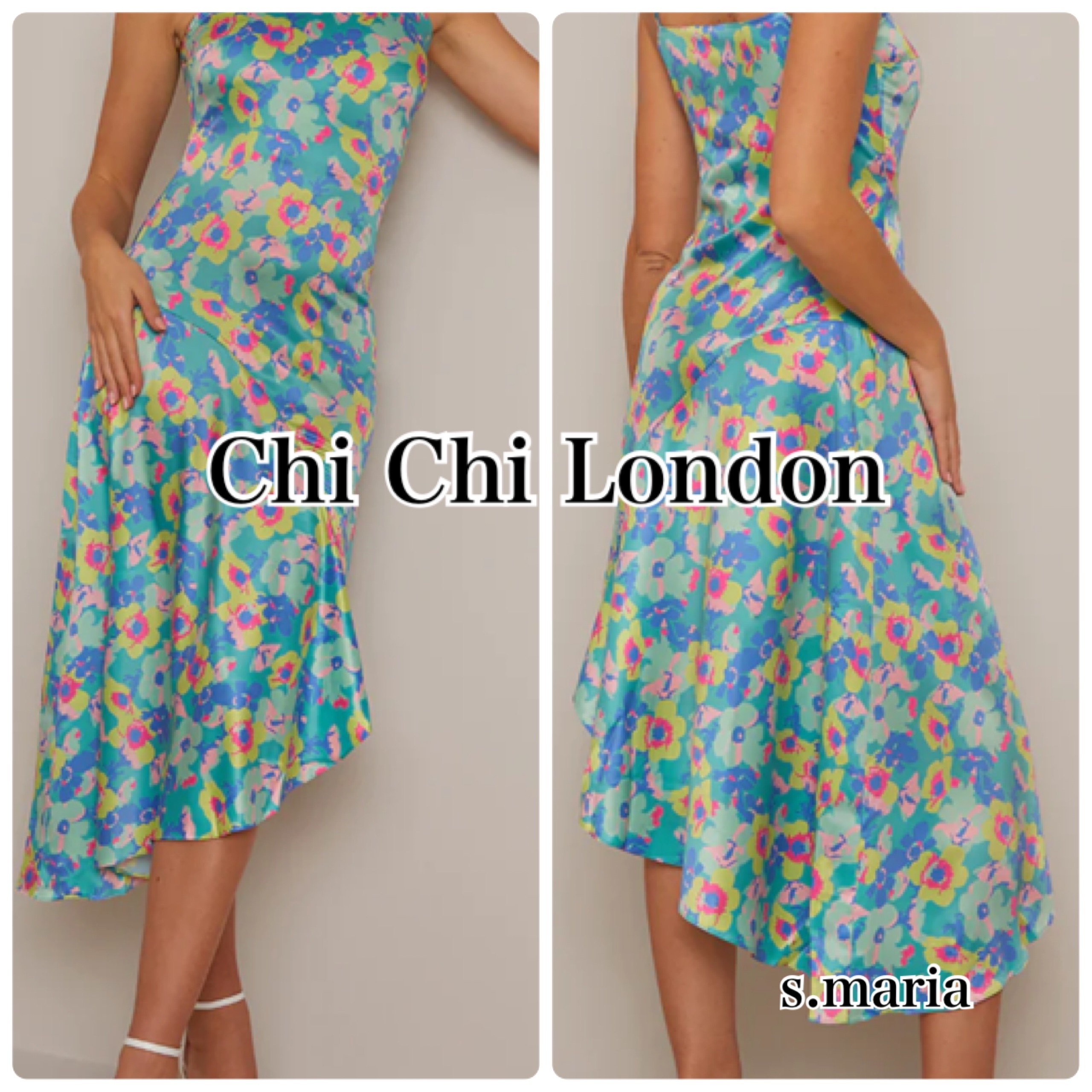 【Chi Chi London】アシンメトリーヘムドレス*送料・関税込