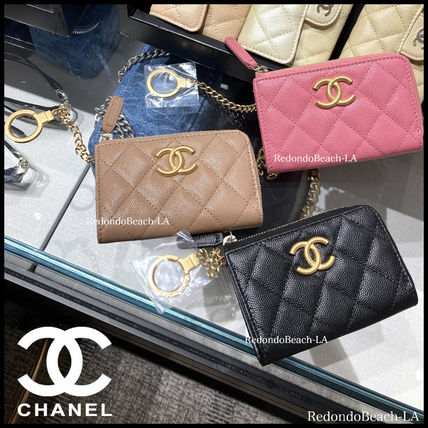 CHANEL Keychains & Bag Charms Unisex Plain Logo Keychains & Bag Charms