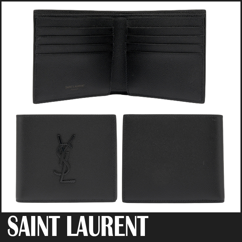 ☆送料関税込☆SAINT LAURENT イースト ウェスト 折りたたみ財布