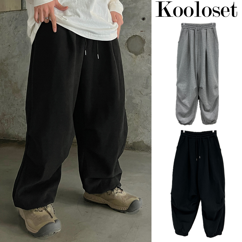 【KOOLOSET】Hip-hop Balloon Brushed Jogger Pants