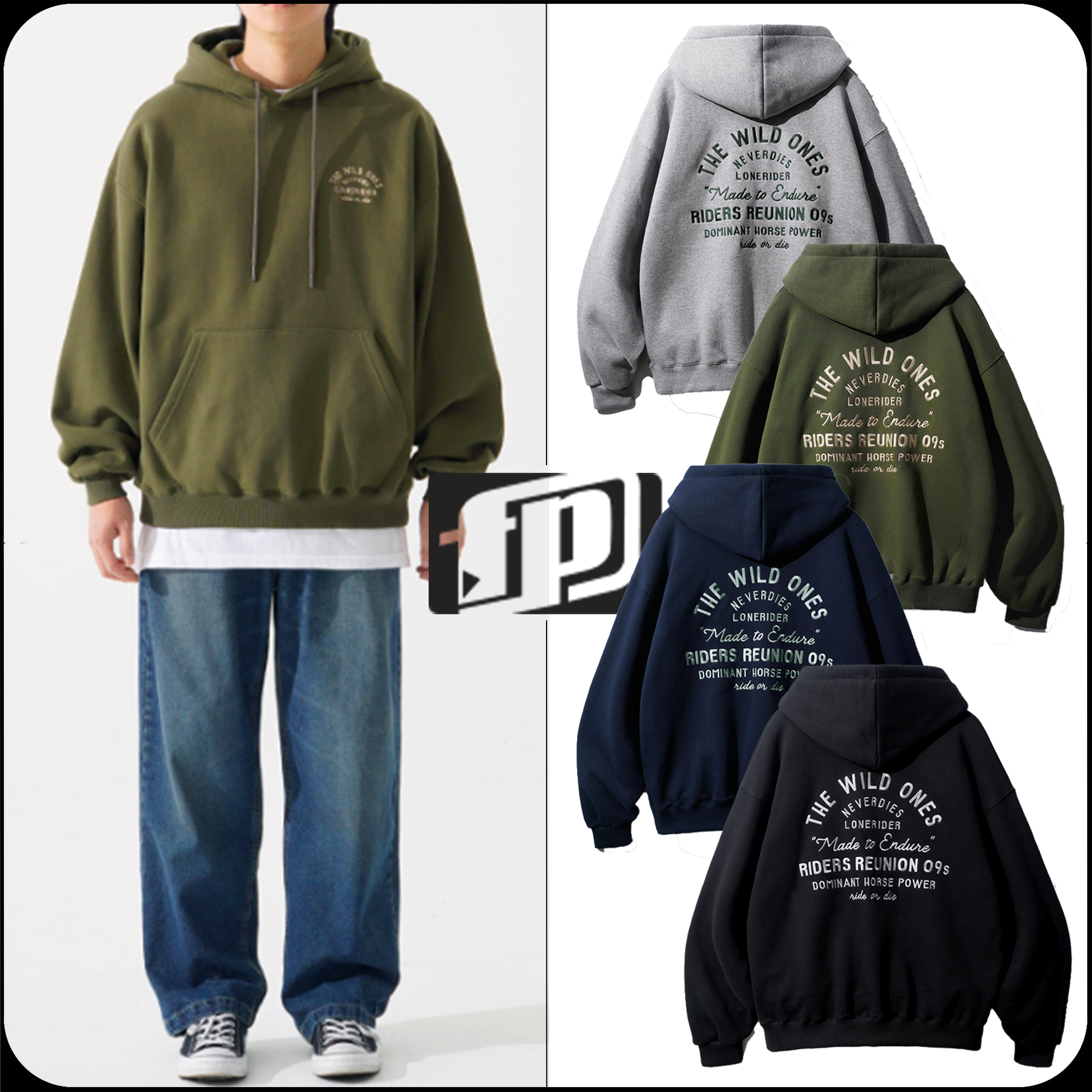 【FEPL】★LONELY RIDERS NAPPING HOODIE