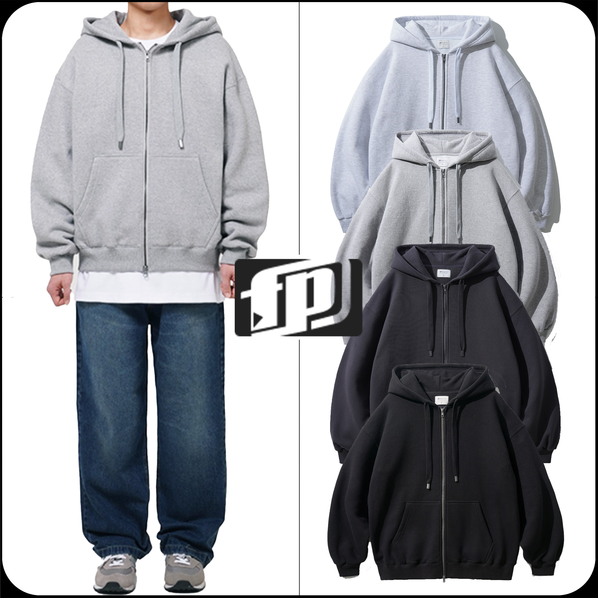 【FEPL】★FLOW TWO-WAY HOOD ZIP-UP