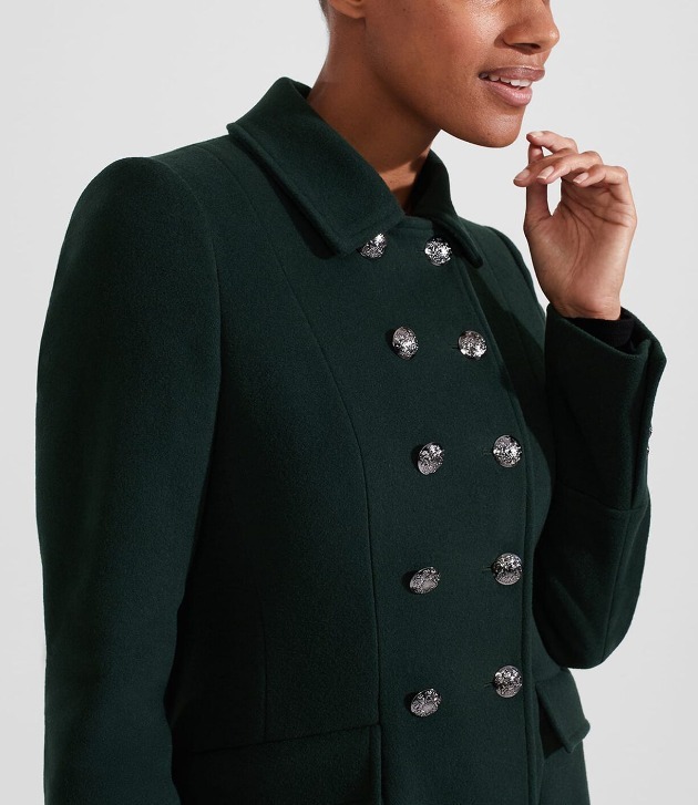 【Hobbs London】 クラリス ウール ブレンド コート フレア Hobbs London】 クラリス ウール ブレンド コート フレア (Hobbs