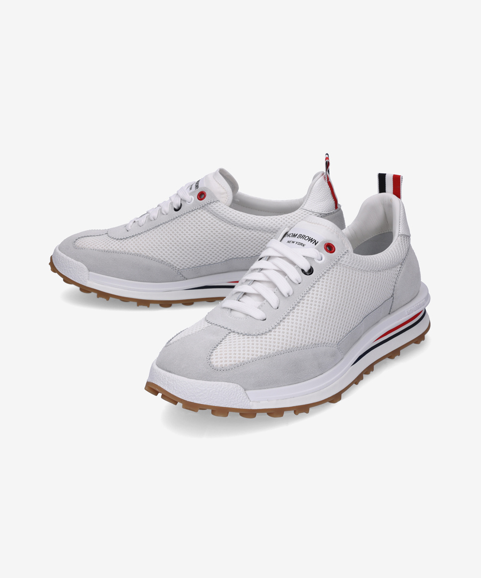 《THOM BROWNE》 MFD180A 03050 100 RWB TECH RUNNER SNEAKERS