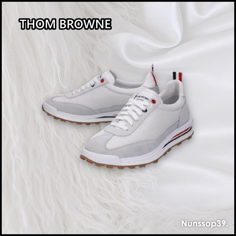 《THOM BROWNE》 MFD180A 03050 100 RWB TECH RUNNER SNEAKERS