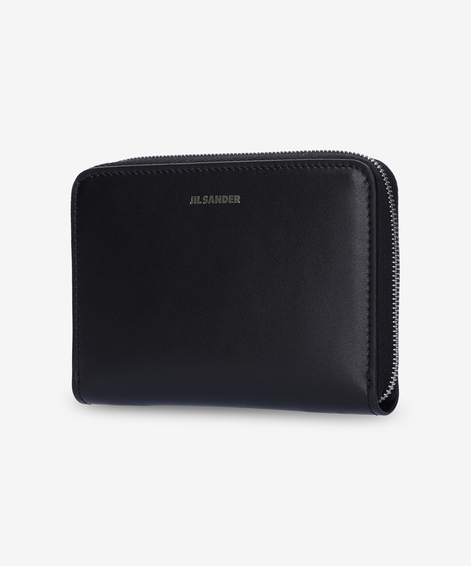《JIL SANDER》 J25UI0003 P5995 001 LOGO ZIP AROUND WALLET