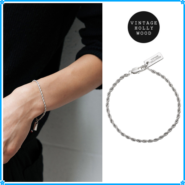 【VINTAGE HOLLYWOOD】Twist Chain Bracelet〜ブレスレット