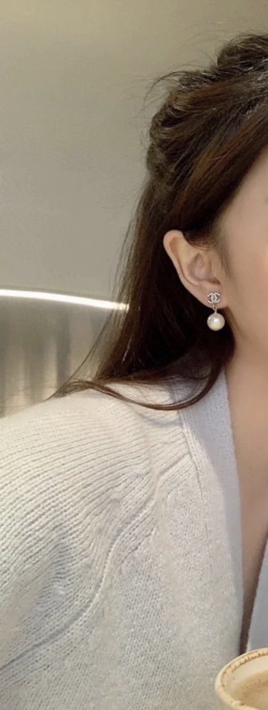 プレゼントにおすすめ♪】CHANEL☆ピアス パール シルバー