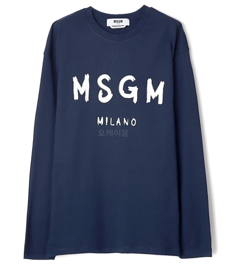 MSGM｜LONG-SLEEVED ROUND NECK T-SHIRTS (3540MM511 237798