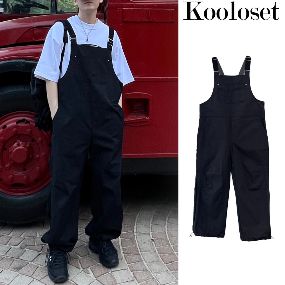 【KOOLOSET】[UNISEX] Nylon Cozy Overalls