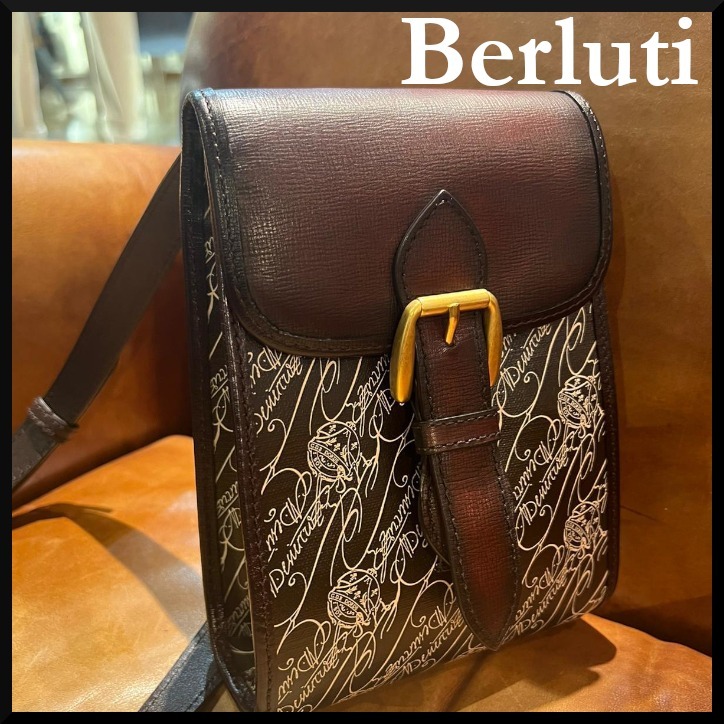 【BERLUTI】ブルス・トワル・マルブフ・メッセンジャーバッグ
