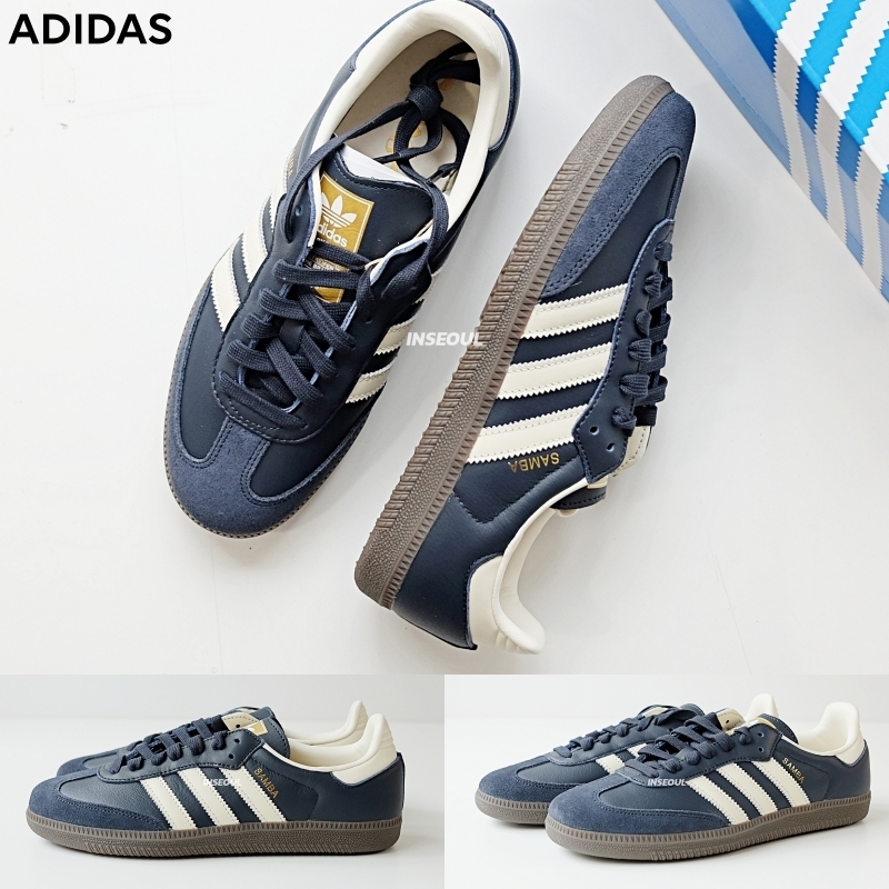 [ADIDAS] スニーカー サンバ OG SAMBA OG ネイビー (adidas ...