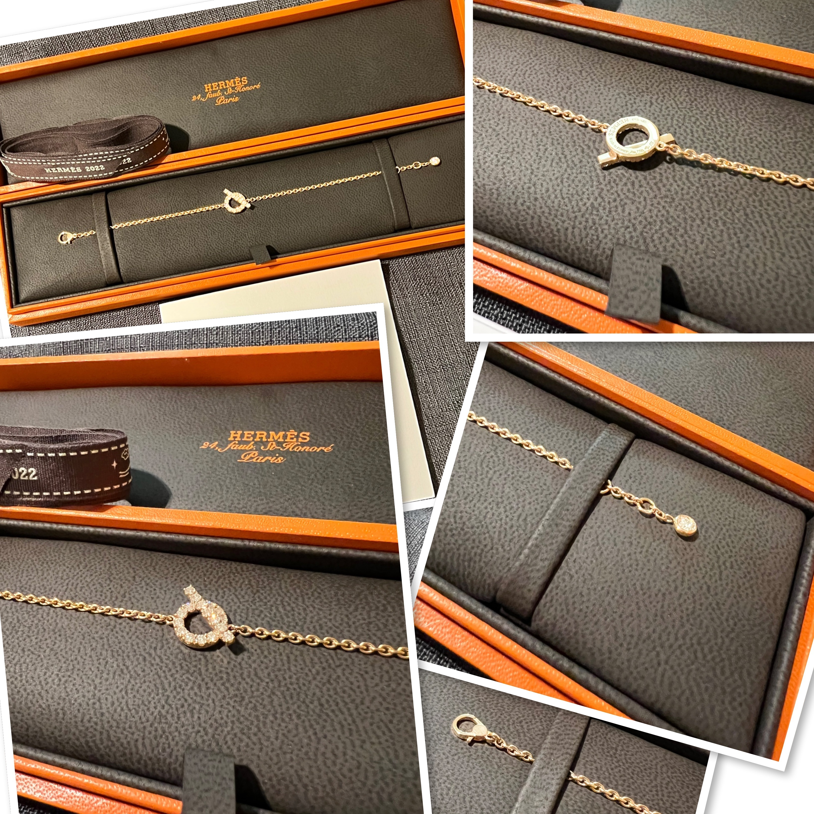エルメス Finesse ブレスレット フィネス ダイヤモンド