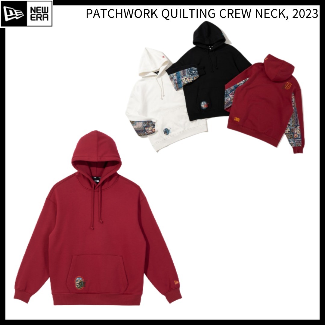 韓国newera■Patchwork quilting hood (起毛)■送料込