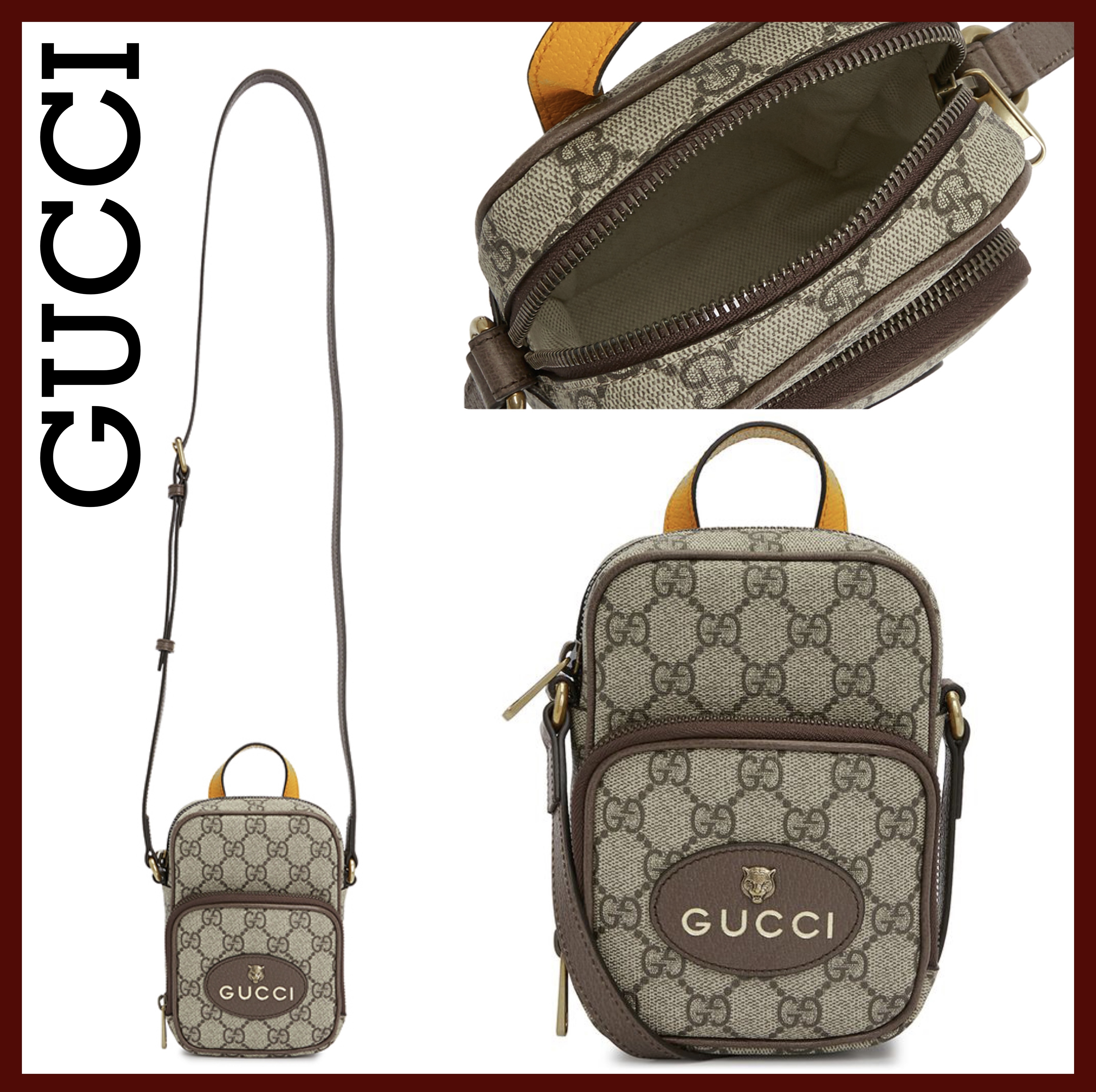 【関税込み】GUCCI☆ ロゴ ネオ ヴィンテージ ショルダーバッグ