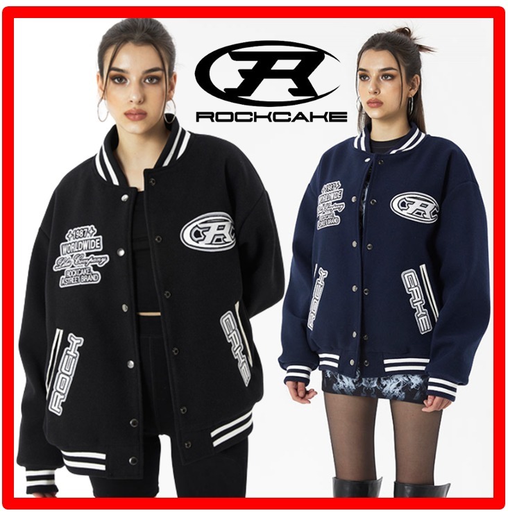 ☆NEWJEANS着用☆【ROCKCAKE】☆Signature Stadium Jacke.t☆