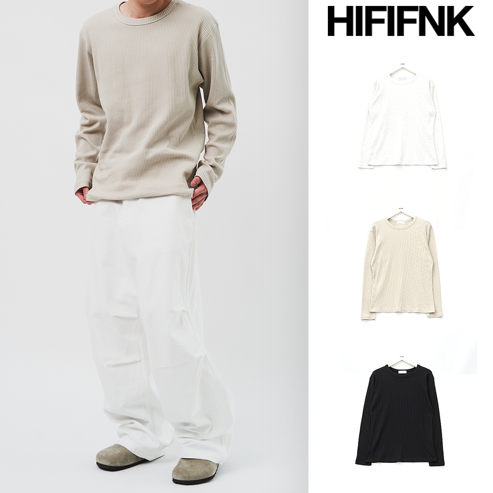 【HI FI FNK】Pen Waffled Longsleeve