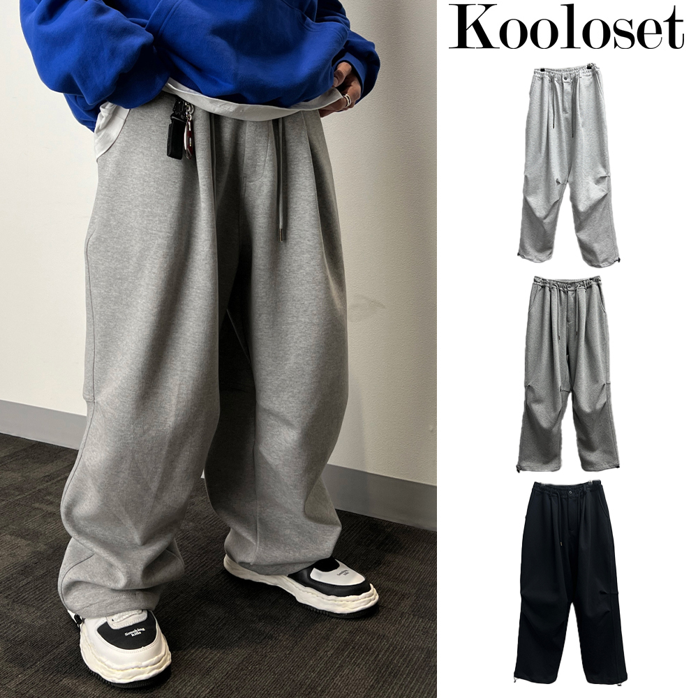 【KOOLOSET】Belt Loop Balloon Sweatpants