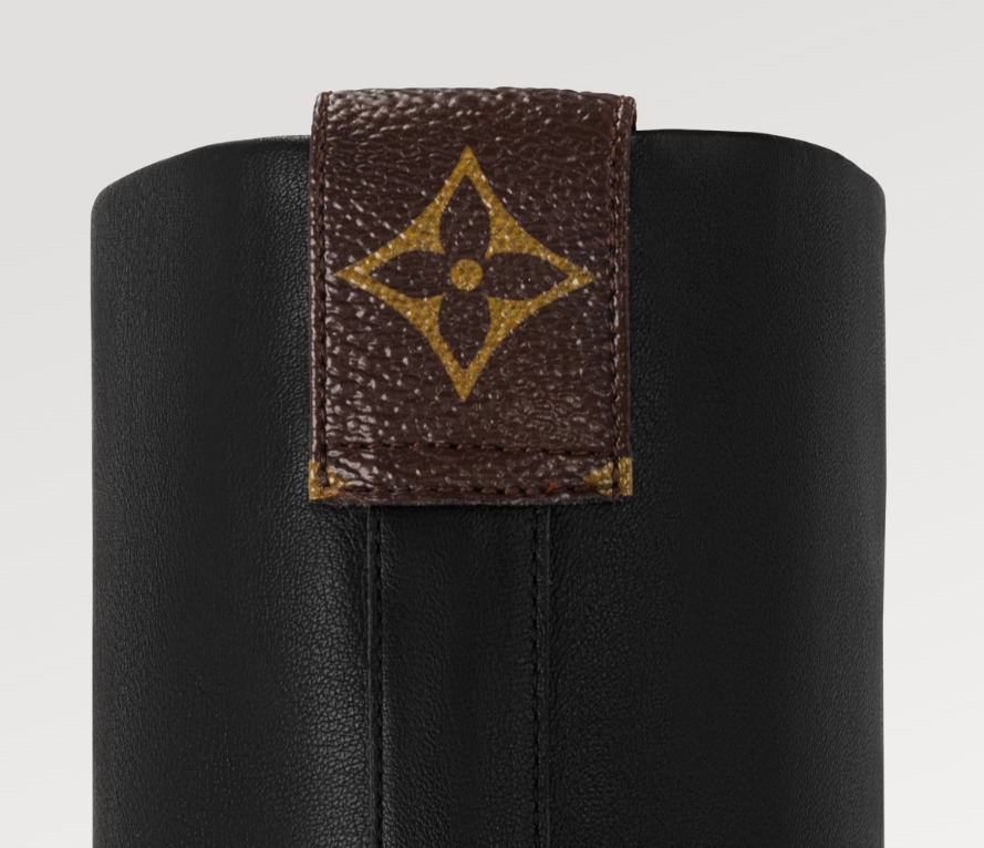 Louis Vuitton《ドナ ブーツ》ブラック カーフスキン DHL 直営店