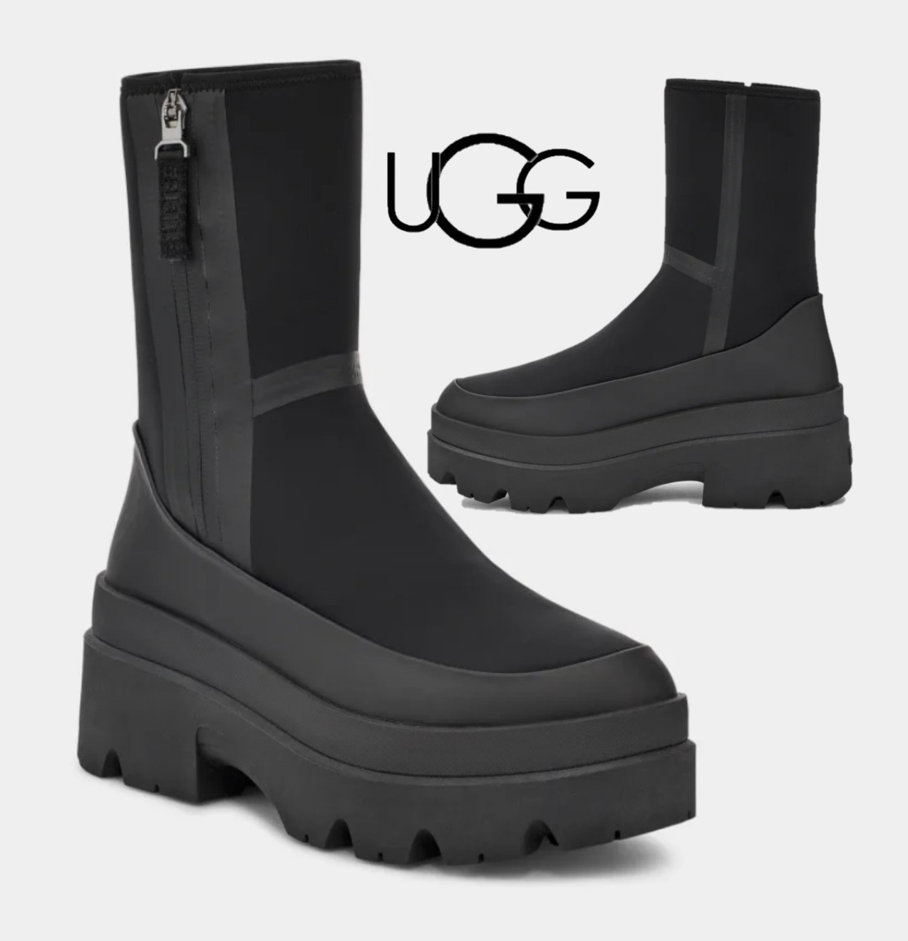 US限定【UGG】Brisbane Mid 柔らかいステップ 履きやすいブーツ