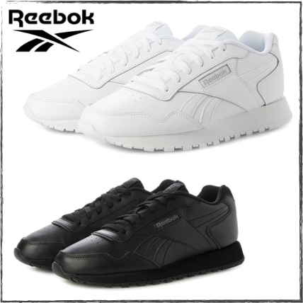 かわいい☆ REEBOK GLIDE レザー WHITE/BLACK unisex 国内発送
