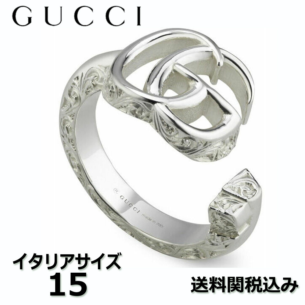【関税送料込】グッチ GUCCI ダブルG キーリング 15号 627760002