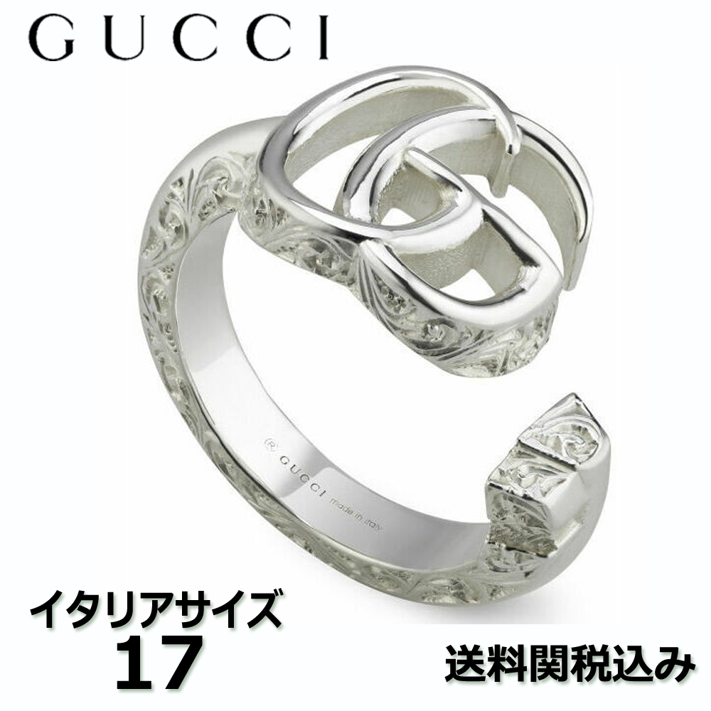 【関税送料込】グッチ GUCCI ダブルG キーリング 17号 627760002