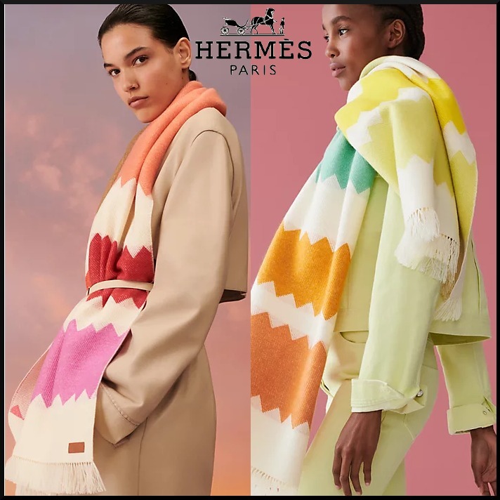 【大人気！】HERMES カシミアストール クランテ
