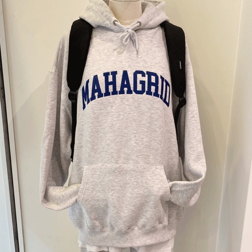 ★mahagrid★ VARSITY LOGO HOODIE