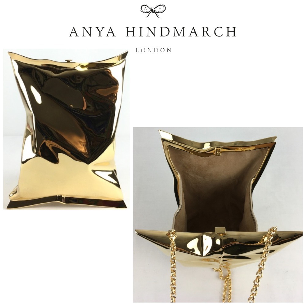 ANYA HINDMARCH】アニヤハインドマーチ クラッチバッグ 送料込-
