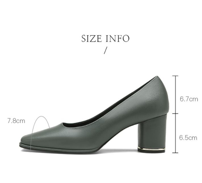 ●MISOPE●スタイリッシュな牛革パンプス 512331006 6.5cm