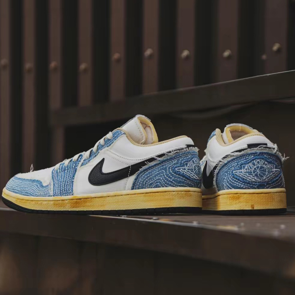 ★ナイキ★Air Jordan 1 Low \"Sashiko\" 刺し子 World Make Japan