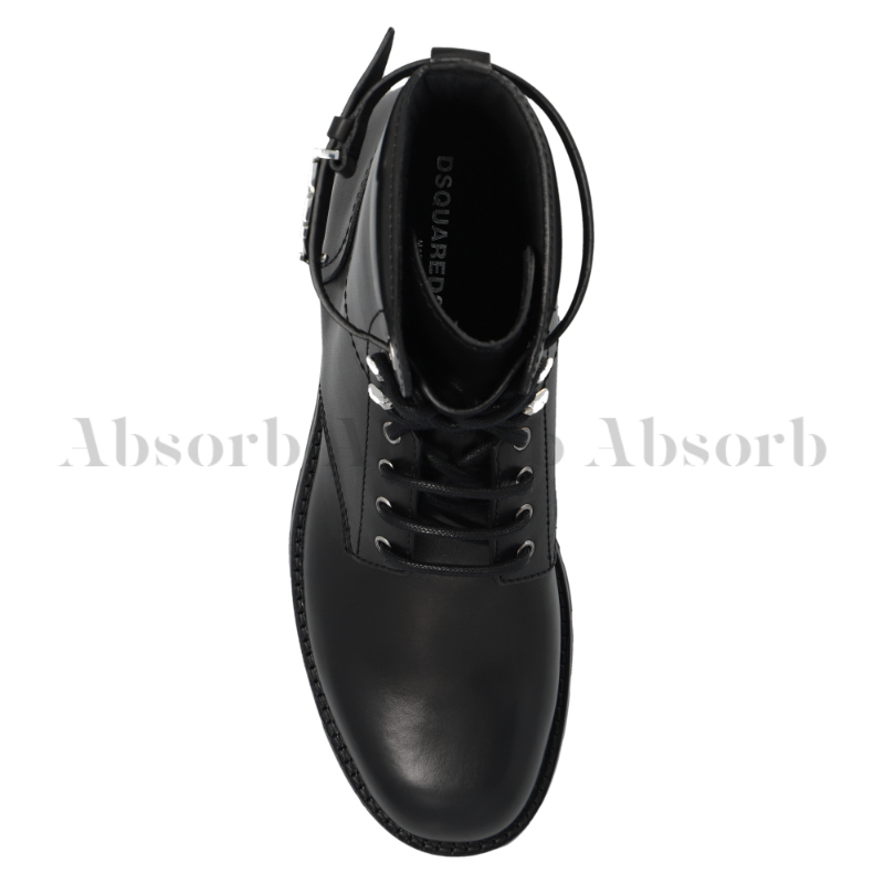 【23AW NEW】D SQUARED2_men / カーフレザー レースアップブーツ 23AW NEW】D SQUARED2_men / カーフレザー レースアップブーツ