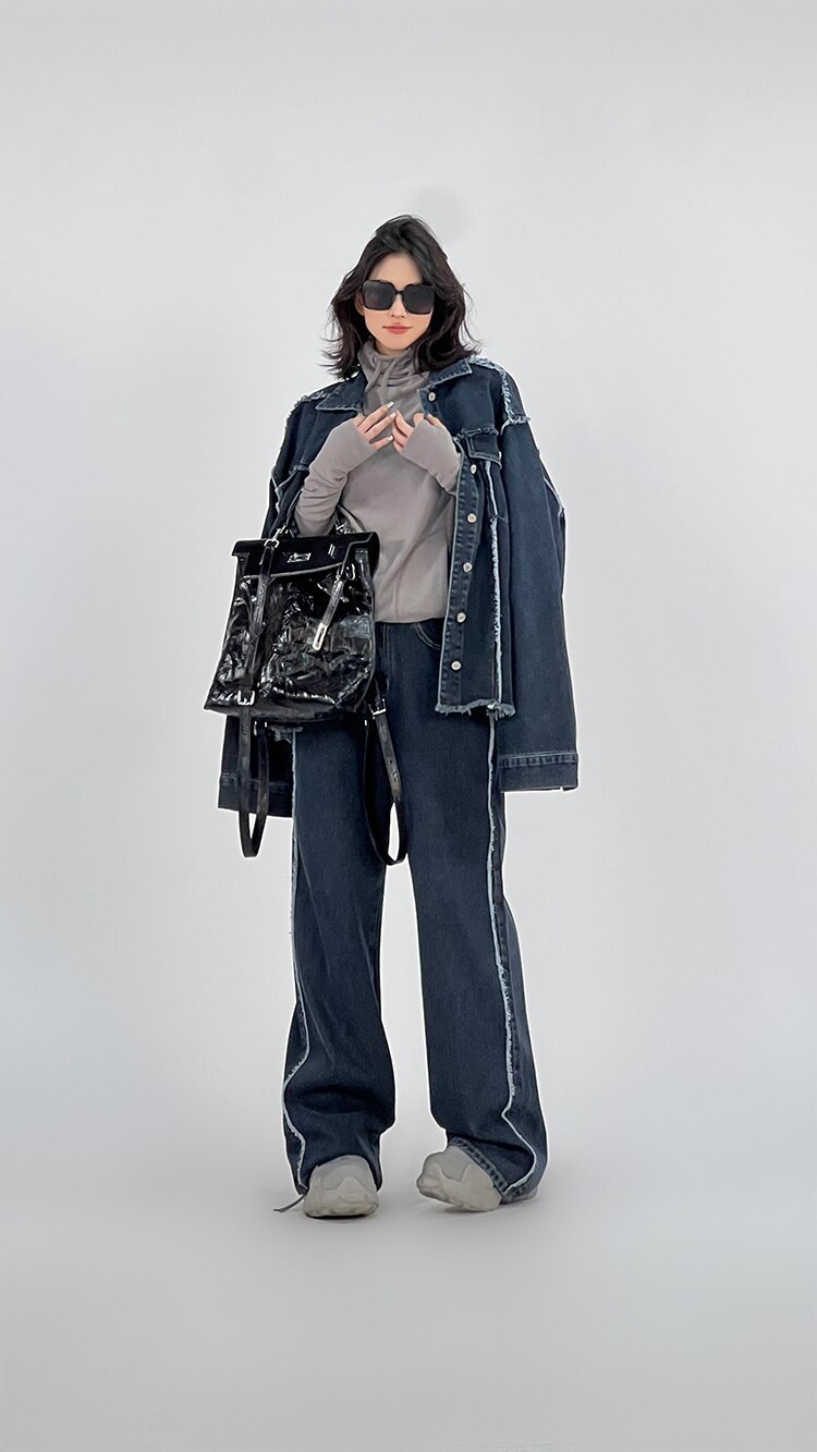 デニム リュクス 大人 ジャケット Ｇジャン モード デニム リュクス 大人 ジャケット Gジャン モード