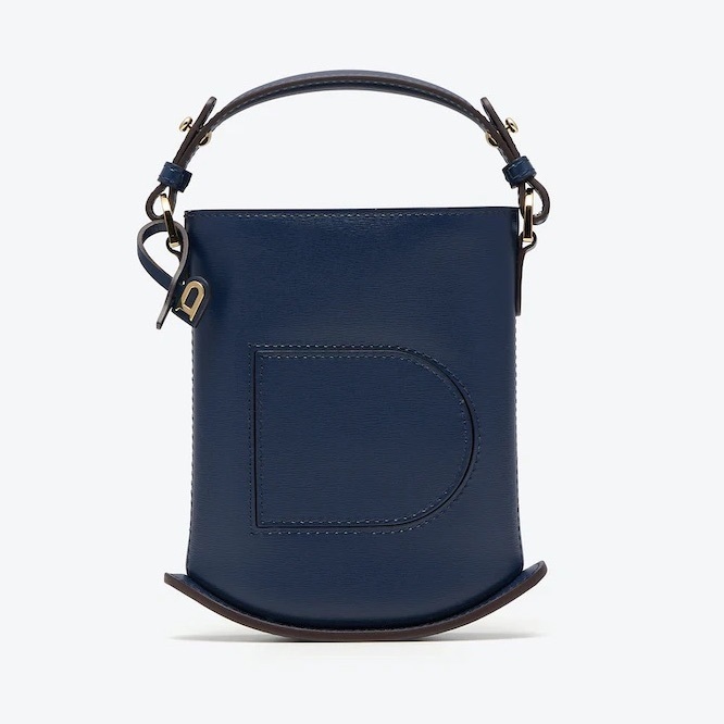 DELVAUX 23AW《Pin Toy Eclat》Box Calf ダークブルー DHL 直営