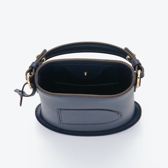 DELVAUX 23AW《Pin Toy Eclat》Box Calf ダークブルー DHL 直営