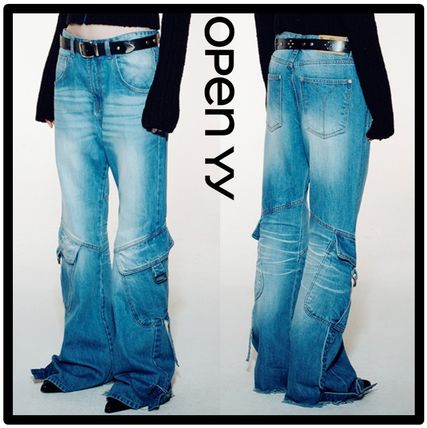 ☆OPEN YY オープンワイワイ カーゴポケット ジーンズ☆ カーゴ OPEN YY_TheOpen Product(オープンワイワイ_ザオープン