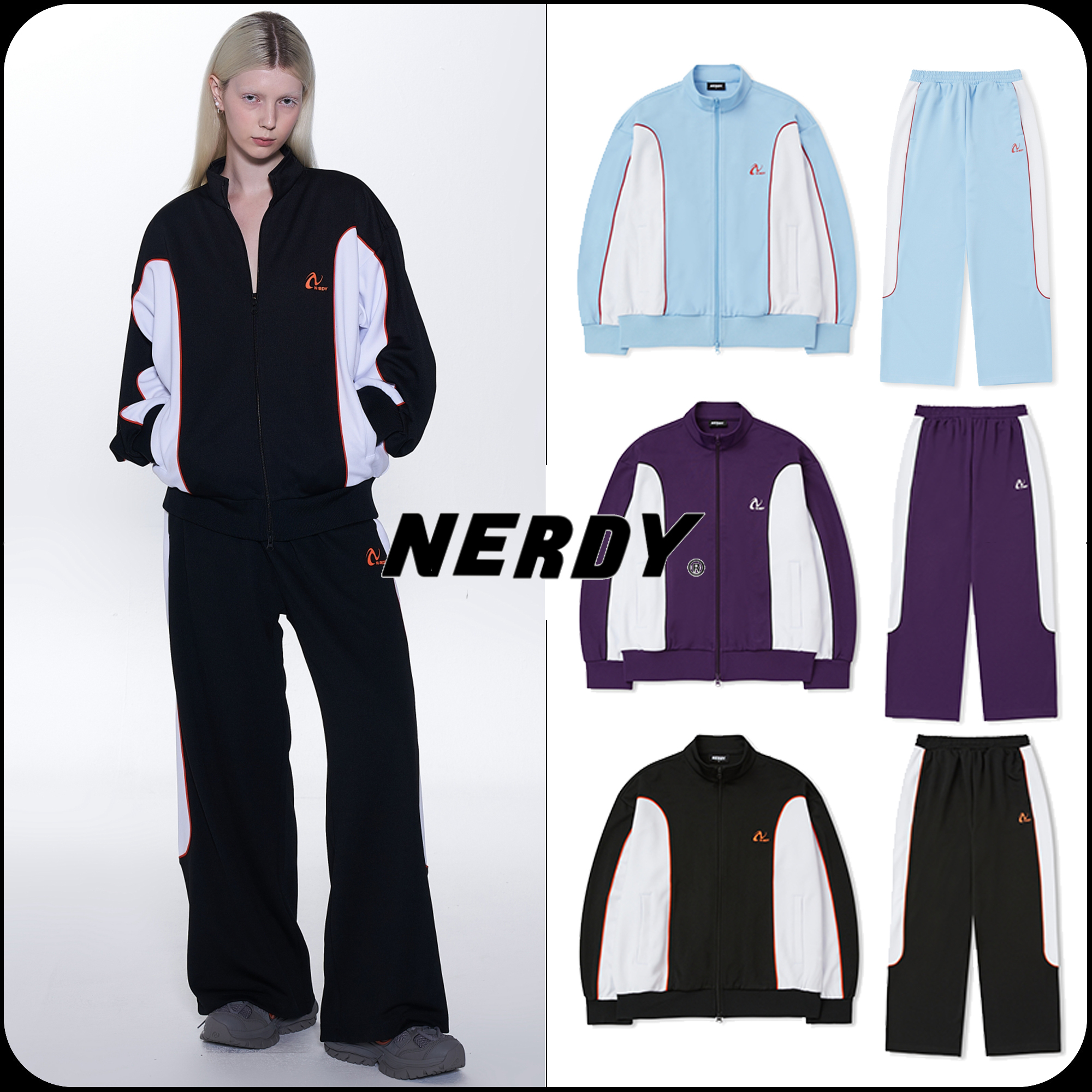 [ NERDY ]★23FW★LINE TRACK SET