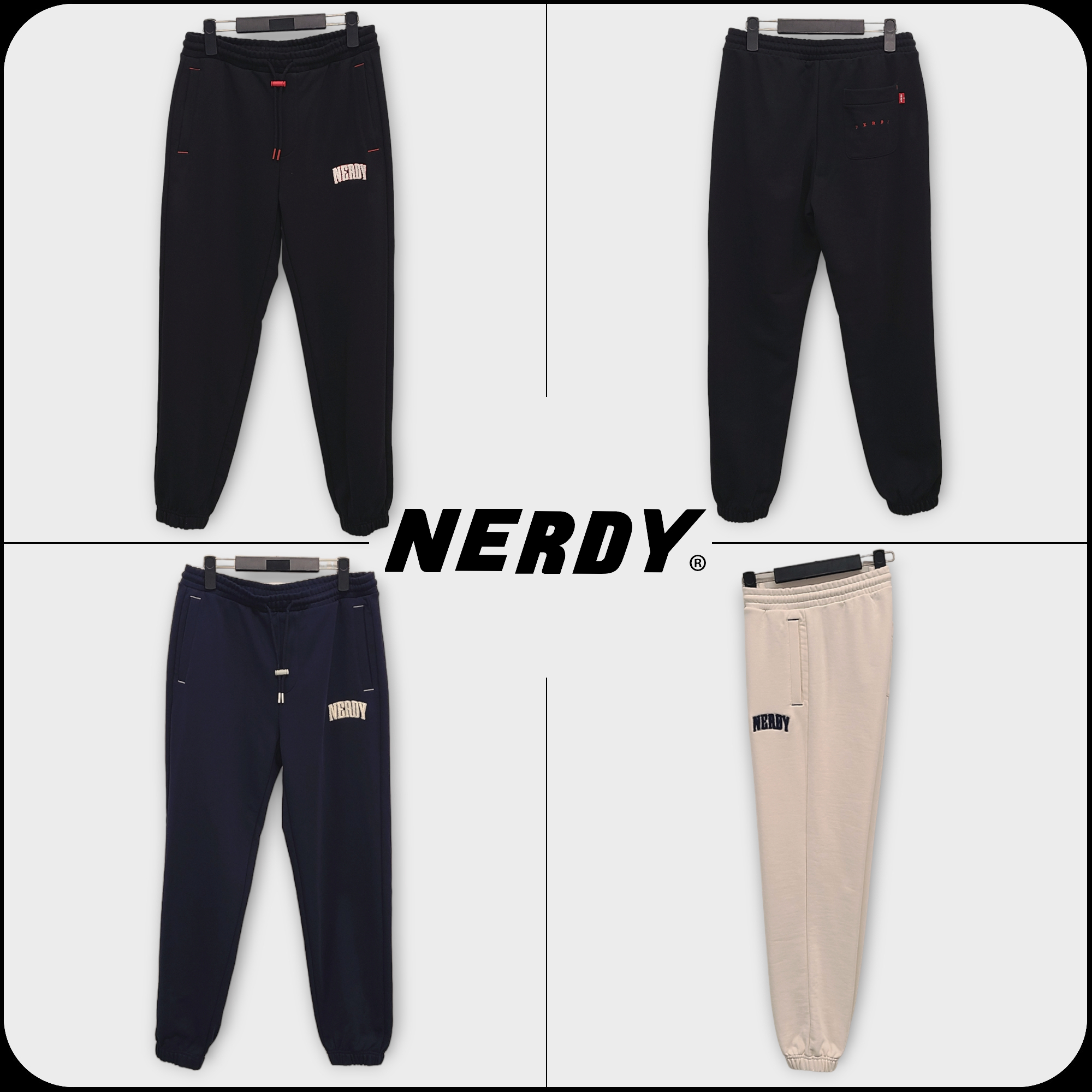 [ NERDY ]★23FW★BOUCLE LOGO JOGGER PANTS