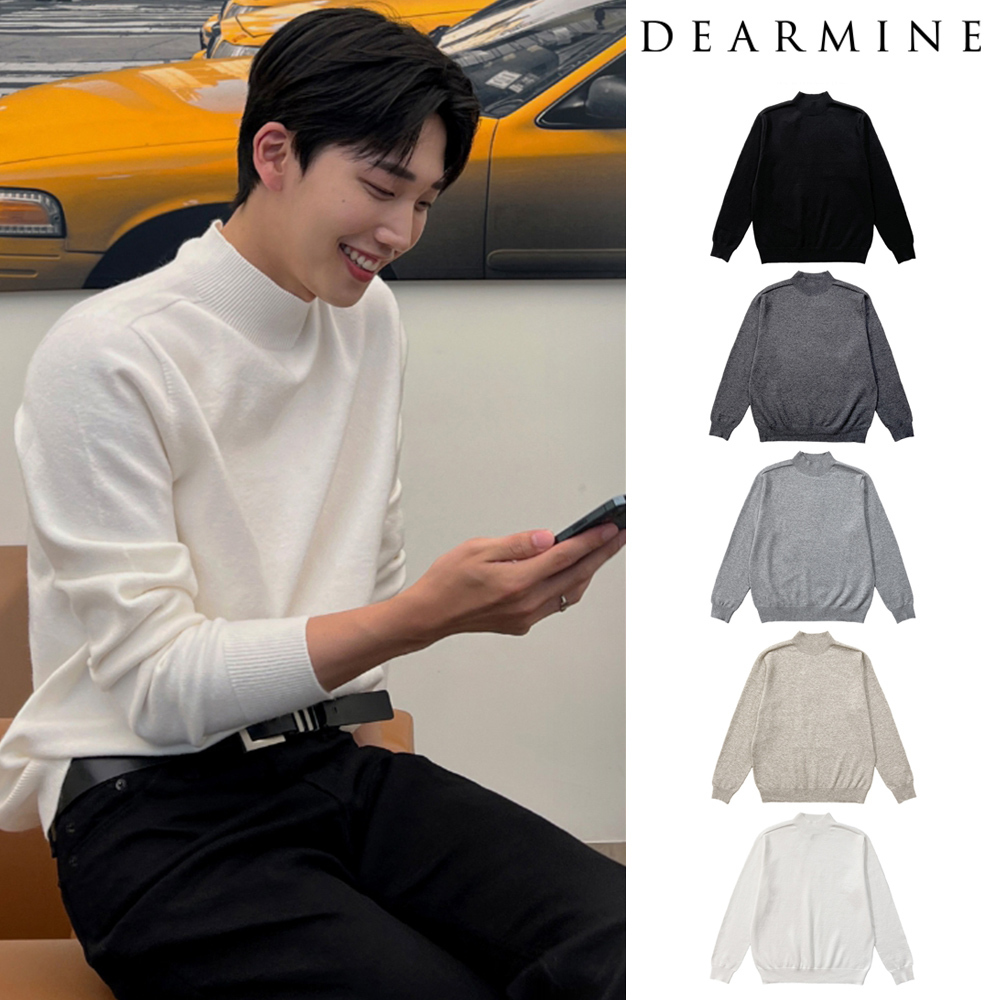 【DEARMINE】Munt Half Polar Knit