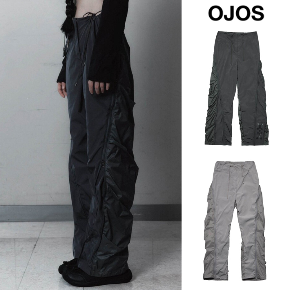 【OJOS】23FW★ Dualize Zipper Control Pants