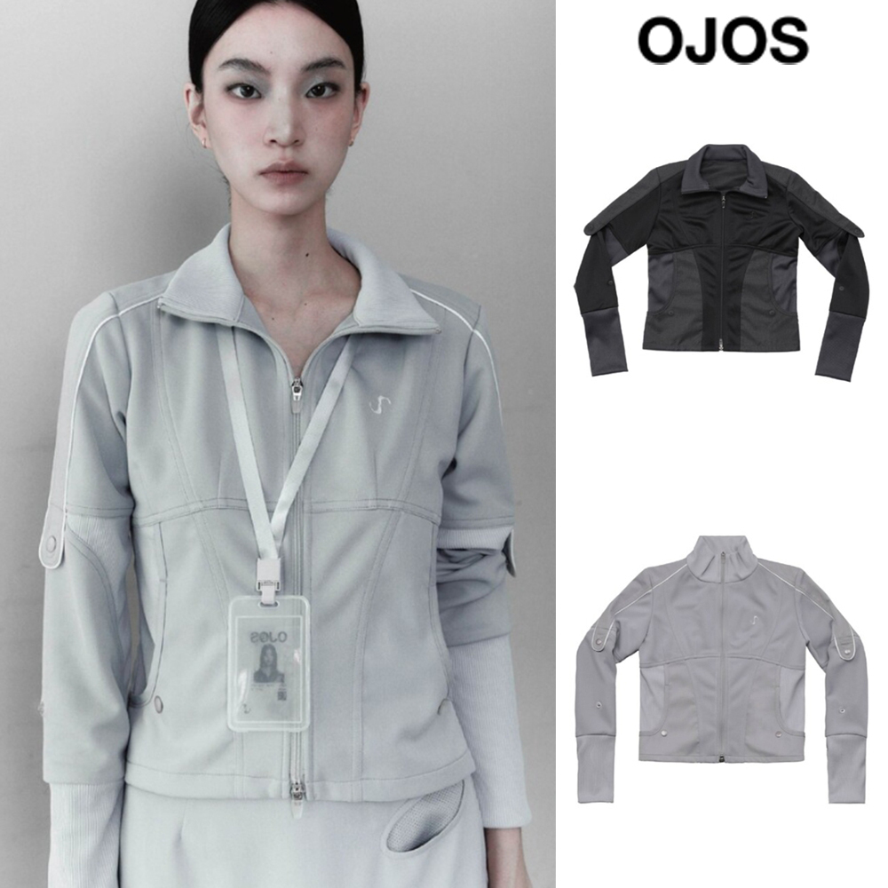 【OJOS】23FW★ Epaulet Jersey Jacket