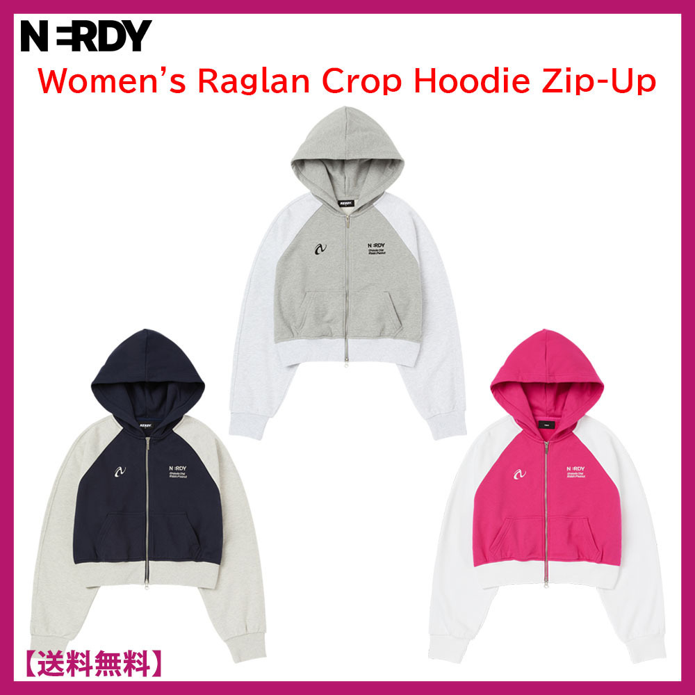 ★23AW★ノルディ★Women's Raglan Crop Hoodie Set★フーディー ☆23AW☆ノルディ☆Women's Raglan Crop Hoodie Set☆フーディー