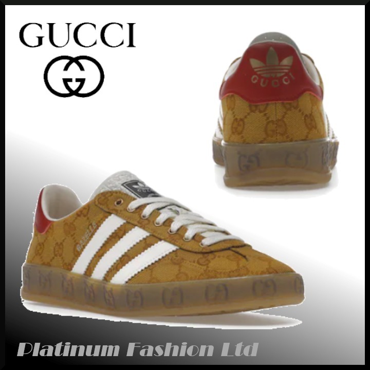 希少コラボ◆送料込【Gucci x Adidas】Gazelle スニーカー GG