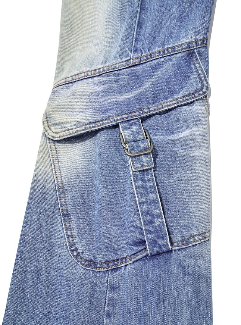 ☆韓国の人気☆【OPEN YY】☆KNEE CARGO JEAN.S☆カーゴパンツ☆ ☆韓国の人気☆【OPEN YY】☆KNEE CARGO JEAN.S☆カーゴパンツ☆