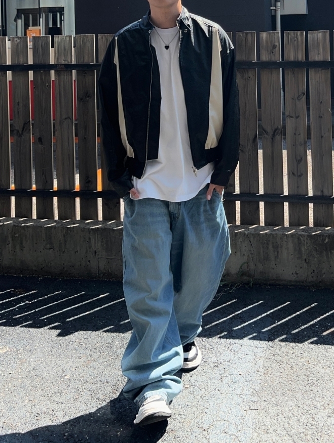 KOOLOSET】Roy Cat Washed Balloon Denim (デニム・ジーパン