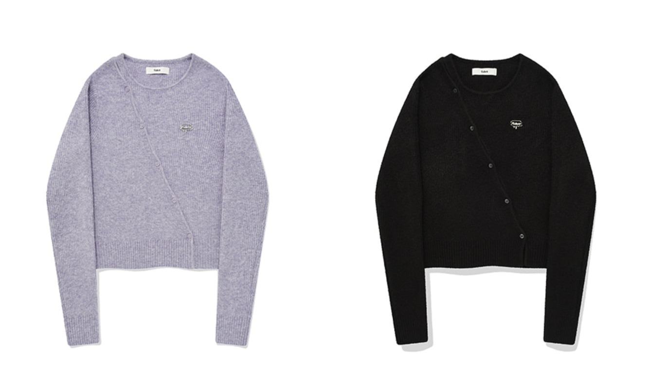 ☆韓国の人気☆【FALLETT】☆SLIT KNIT LONG SLEEV.E☆