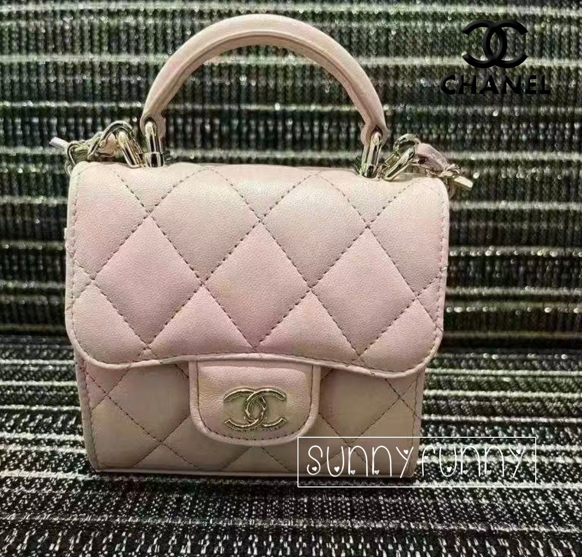 23K再入荷《定番》CHANEL トップハンドル チェーン ミニバッグ
