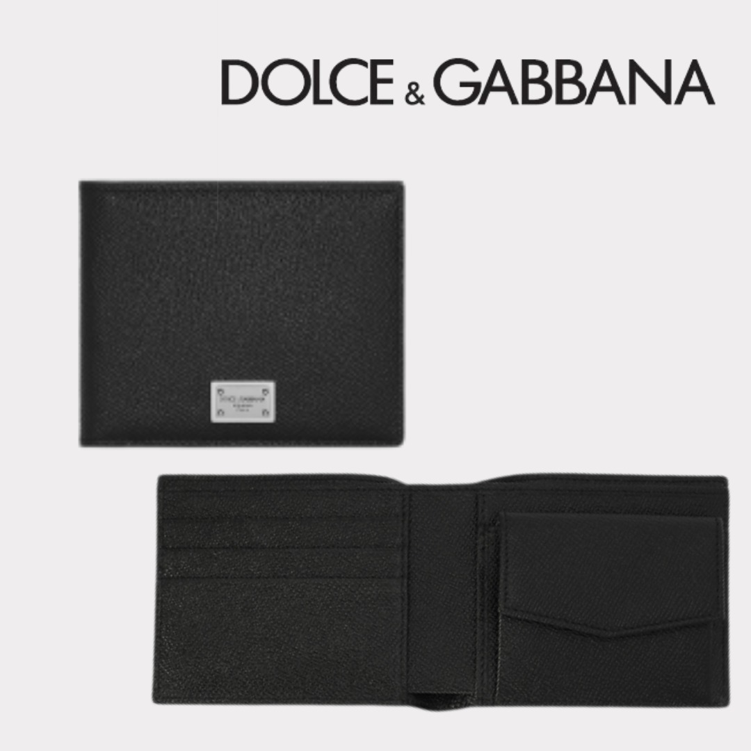 【Dolce&Gabbana】ロゴプレートウォレット◆関税・送料込◆